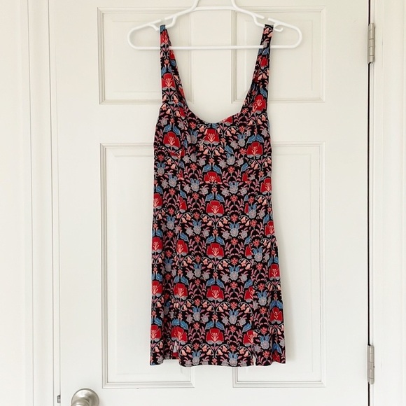 Free People Dresses & Skirts - NWT FREE PEOPLE Sasha Printed Mini dress size XS black combo
